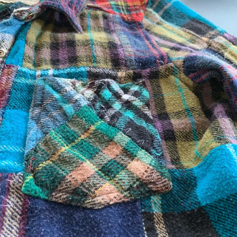 Free People Lost in Plaid Flannel (M) - Picture 7 of 8